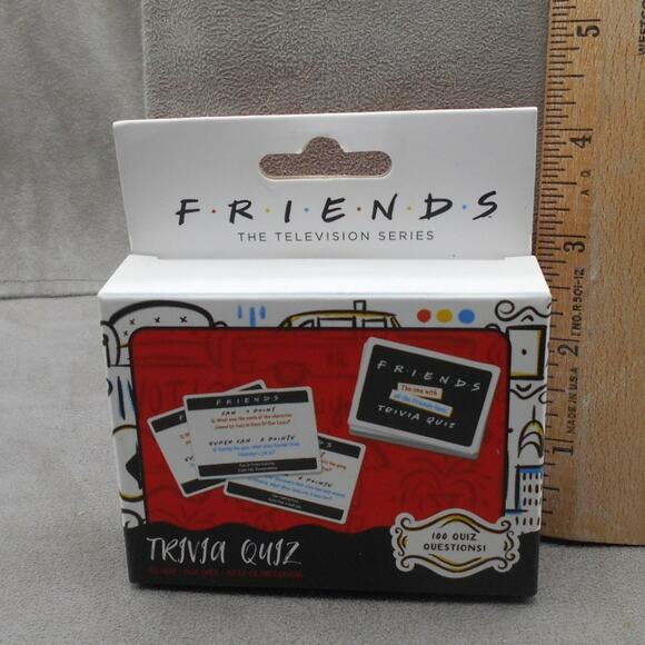 FRIENDS Television Series Trivia Quiz by Paladone 100 Quiz Questions Sealed Deck - Picture 2 of 5